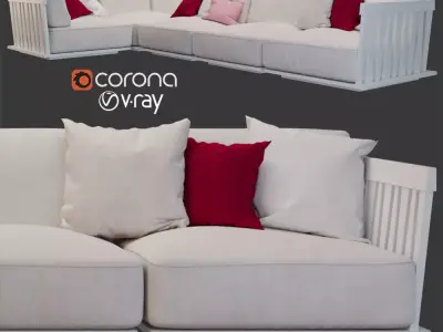 Flexform Zante L 3D model