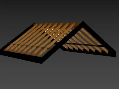 Roof Frame Free 3D model