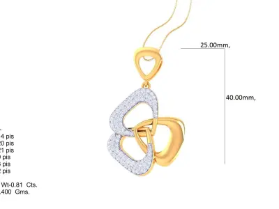 Pendant - 158 3D print model