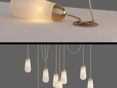 LARIAT SCONCE 5 3D model