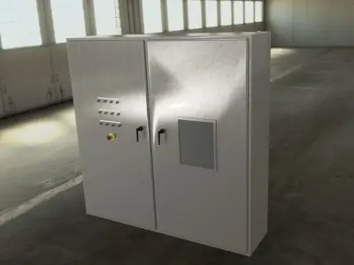 Control Panel 2000mm x 2000mm x 500mm Deep 3D model