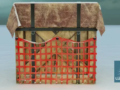 Armor BOX Low-poly 3D model