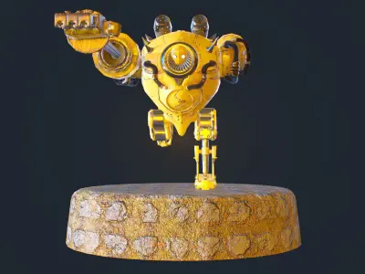 Blitzcranck robot Low-poly 3D model