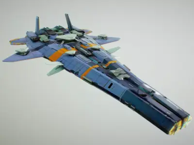 JL flp 01 3D model