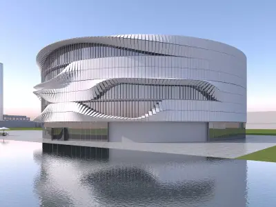 Building 02 3D model