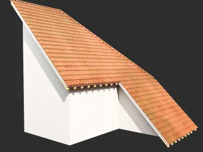 Realistic Roof Collections 25 3D model