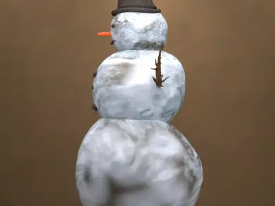 Snowman Prop for DAZ 3D model