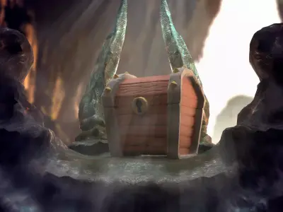Pirate chest 3D print model
