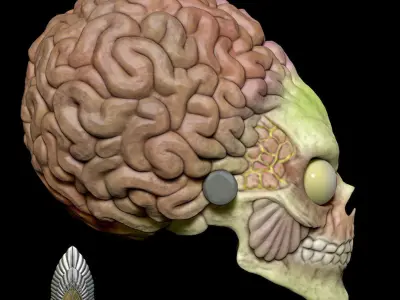 Mars Attacks Alien Mask 3D DIGITAL DOWNLOAD 3D print model