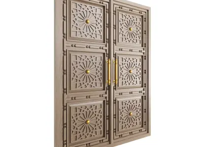Old islamic door2 3D model