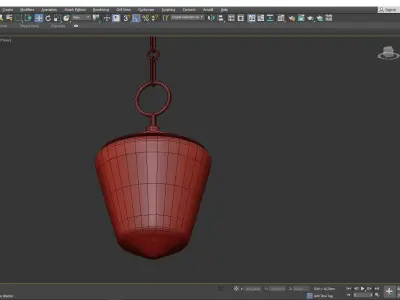 Greene Pendant Light Low-poly 3D model
