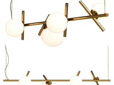 Lamaptron KIRAN LONG pendant light 3D model