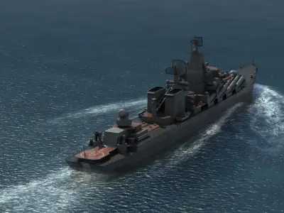 Slava Class Cruiser 
