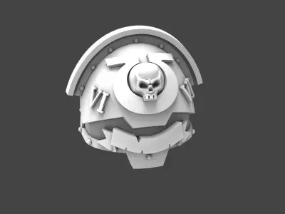 Ultramarine Reinforced Shoulderpads 3D print model