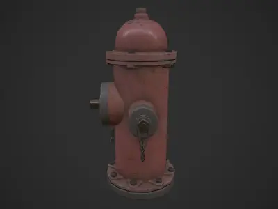 Street Fire Hydrant 3D model