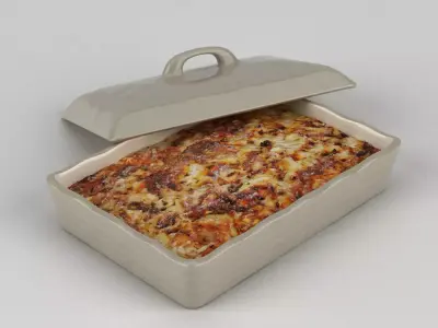 Casserole Dish 3D model