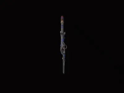 3D AXE Low-poly 3D model