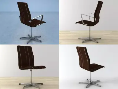 Oxford Low Backrest 3D model