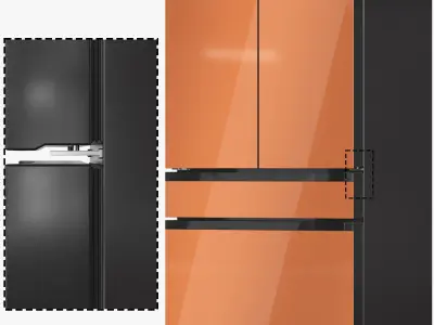 Samsung Refrigerator Collection 05 3D model