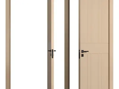 Interior door 002 3D model