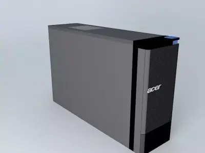 Acer computer 3D model