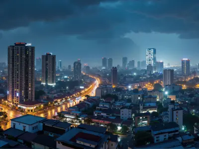 HDRI Night - Reimagined Ho Chi Minh City - V16 3D model