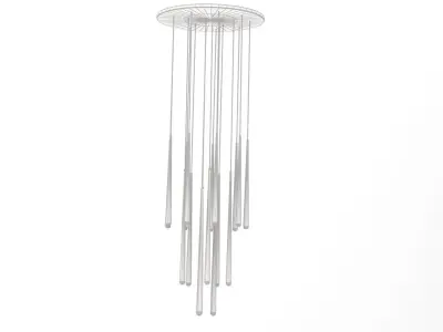 Restoration Hardware Aquitaine Round Contemporary Chandelier 3D model