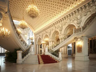 Rtiba Majestic Lobby 3D model