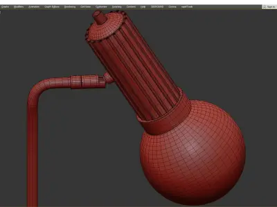 Hudson Valley Reade Table Lamp Low-poly 3D model