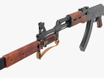  Kalashnikov AKM Battle Rifle with Bayonet 