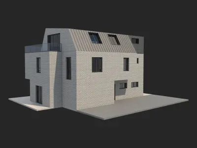 Brick House 10 3D model