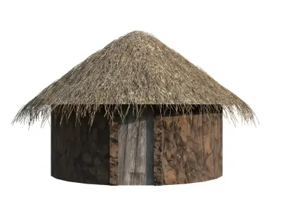 Thatch Hut 3D model