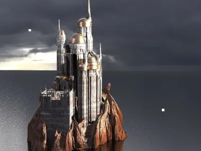 Motu Eternos Inspired Palace City 1  3D model