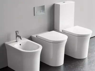 Duravit White Tulip WC 3D model