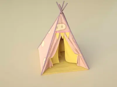 Tent Camping 3D model