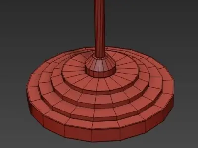 Loft Cone Pendant Balance Floor Lamp 3D model