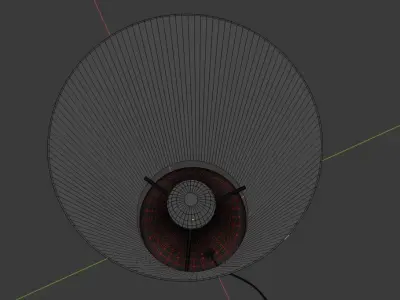Photorealistic Table Lamp Low-poly 3D model