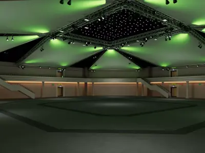 Exhibition Hall 40 3D model