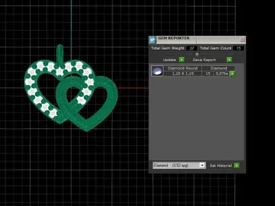 Collection Heart 7 Pendant 3D print model