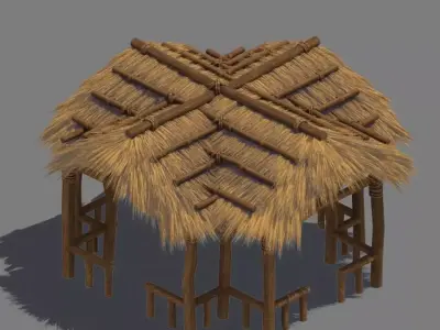 Type X - Pavilion - Bridge 3D model