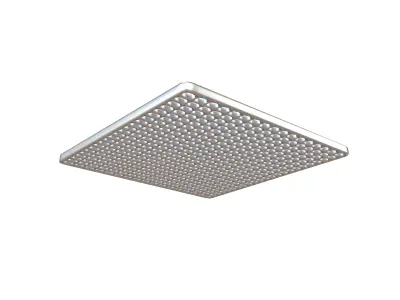 Steel Grating Flooring v1 002 Low-poly 3D model