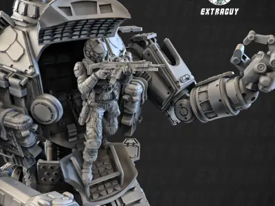 Giant Omnibus Poseable 100mm 3D print model