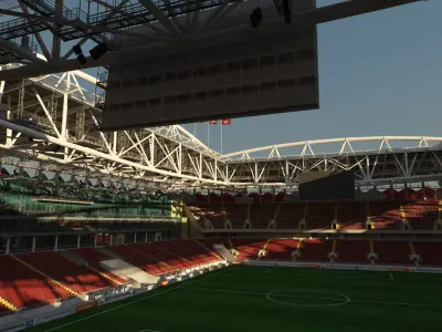 Football Soccer Stadium Spartak Moscow - Otkrytiye Arena  3D model
