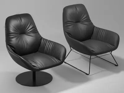 modern sofa chair  3D model
