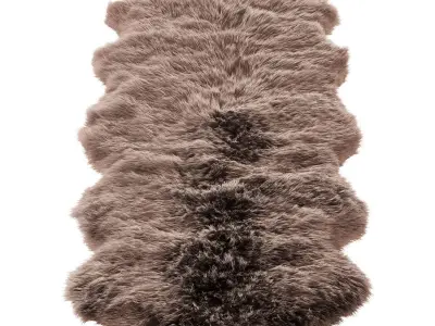 Faux Fur Sheepskin 3D model