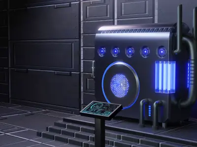 Sci-fi Generator 3D model purchase