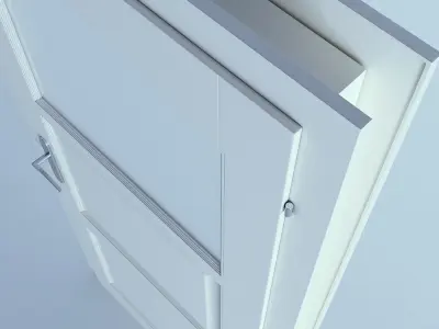 White Door 15 3D model