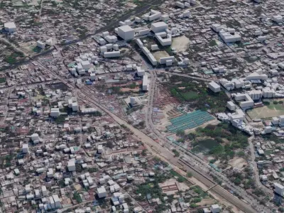 Bogra - Bangladesh 3D model