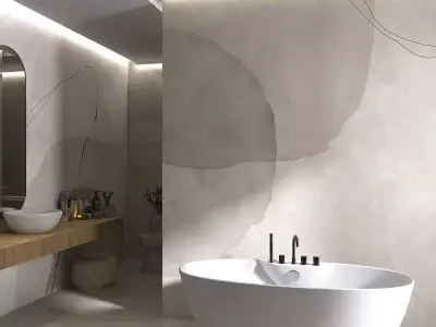 Abstract Mineral Wash Mural  Texture