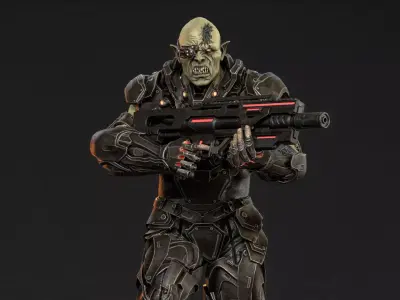 WestlandReaper6 Low-poly 3D model